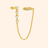 Jorunn | Chain-Link Cuff Earrings