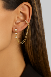 Jorunn | Chain-Link Cuff Earrings