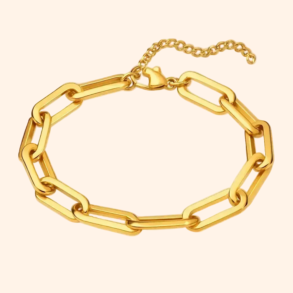 Maya | Paperclip Chain Bracelet