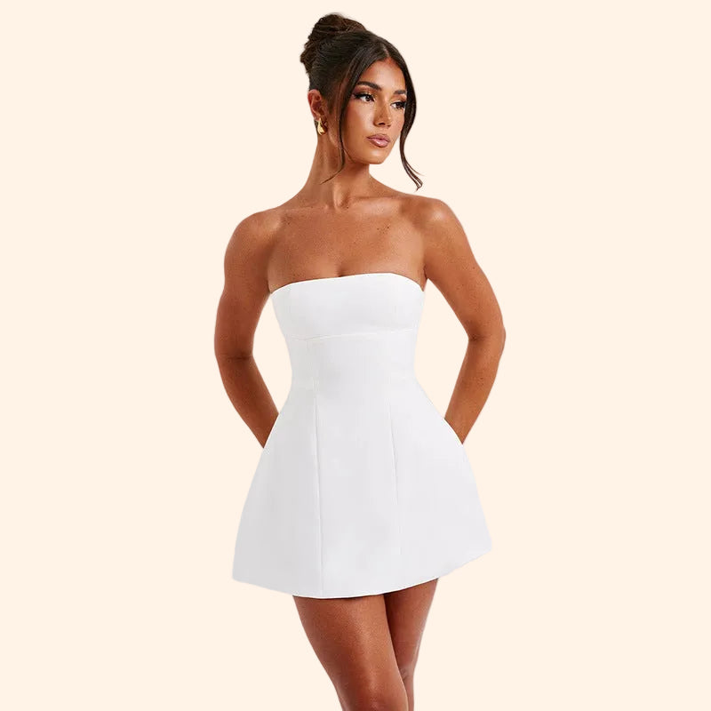 Omara | Strapless Mini Dress