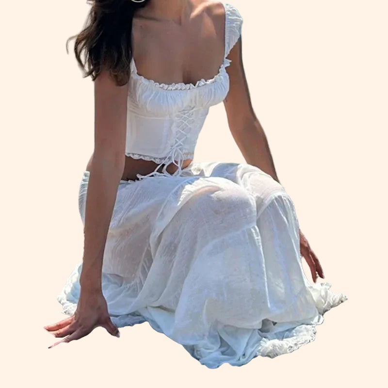 Eloda | Corset Lace Top