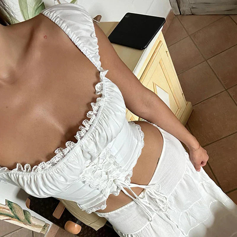 Eloda | Corset Lace Top