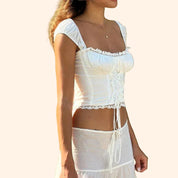 Eloda | Corset Lace Top