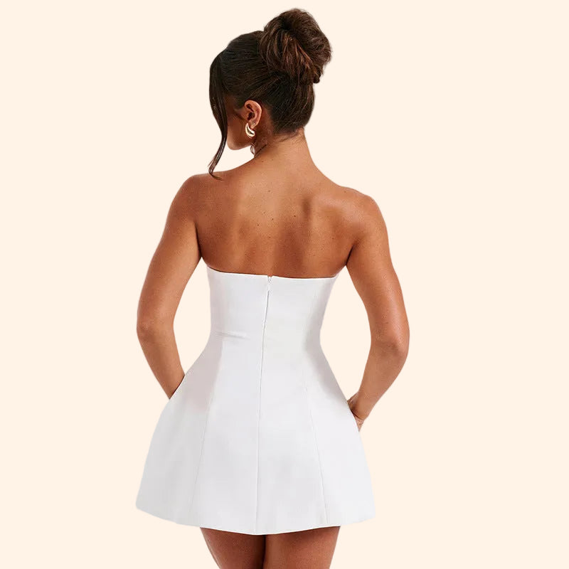 Omara | Strapless Mini Dress